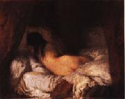 Jean Francois Millet Reclining Nude oil painting